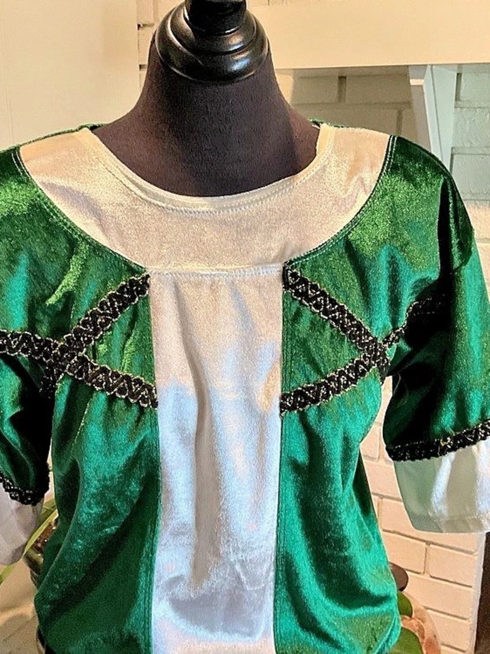 Little Adventures Nativity Green Wiseman / Renaissance Theater Costume Green & W